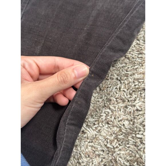 eileen fisher womens 14 corduroy skinny pant zipper pockets cargo utility brown - Picture 10 of 14